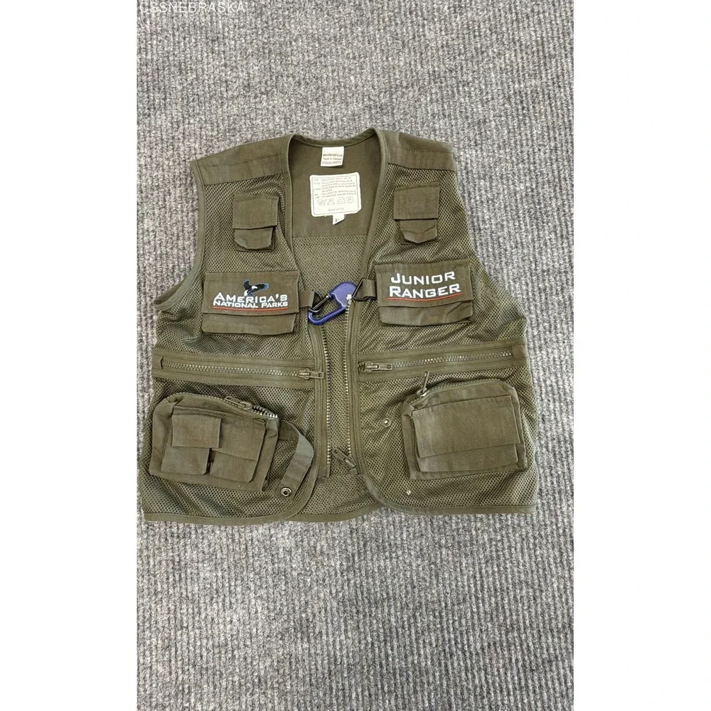 Smith Western Junior Ranger Kids Activity Vest XL National Parks Mesh Pockets